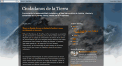 Desktop Screenshot of ciudadanosdelatierra.blogspot.com