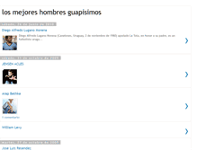 Tablet Screenshot of losmejoreshombresguapisimos.blogspot.com