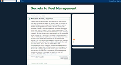 Desktop Screenshot of fuelmanagement.blogspot.com