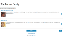 Tablet Screenshot of cottonfam.blogspot.com