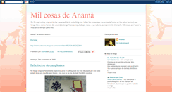 Desktop Screenshot of milcosasdeanama.blogspot.com