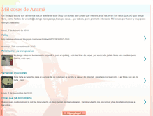 Tablet Screenshot of milcosasdeanama.blogspot.com