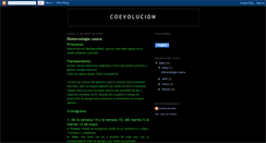 Desktop Screenshot of coevolucion6.blogspot.com