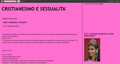 Desktop Screenshot of cristianesimoesessualita.blogspot.com