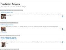 Tablet Screenshot of fundacionantonia.blogspot.com