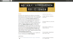 Desktop Screenshot of nohayverguenzaediciones.blogspot.com