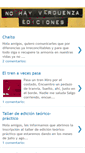 Mobile Screenshot of nohayverguenzaediciones.blogspot.com