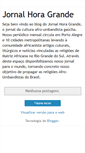 Mobile Screenshot of jornalhoragrande.blogspot.com