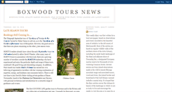 Desktop Screenshot of boxwoodtours.blogspot.com