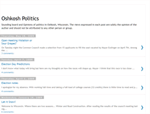 Tablet Screenshot of oshkoshpolitics.blogspot.com