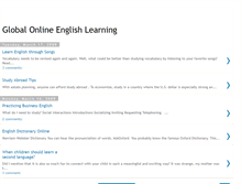 Tablet Screenshot of globalenglishonline.blogspot.com