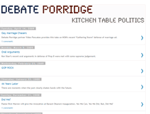Tablet Screenshot of debateporridge.blogspot.com
