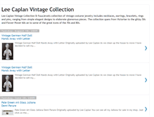 Tablet Screenshot of leecaplanvintagecollection.blogspot.com