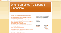 Desktop Screenshot of dineroenlinea-tulibertadfinanciera.blogspot.com