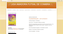 Desktop Screenshot of ligafutsalcoimbra.blogspot.com