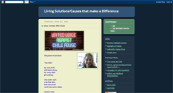 Desktop Screenshot of livingsolutions.blogspot.com