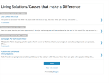 Tablet Screenshot of livingsolutions.blogspot.com