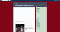Desktop Screenshot of pregnancyinfosandnews.blogspot.com