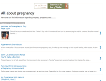 Tablet Screenshot of pregnancyinfosandnews.blogspot.com