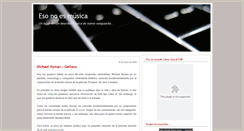 Desktop Screenshot of esonoesmusica.blogspot.com