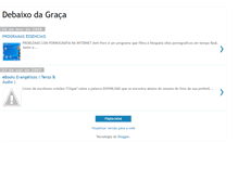 Tablet Screenshot of debaixodagraca.blogspot.com