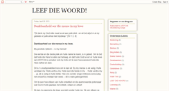 Desktop Screenshot of leefdiewoord.blogspot.com