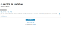 Tablet Screenshot of elcaminodelostobas.blogspot.com