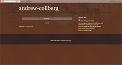 Desktop Screenshot of andrew-collberg.blogspot.com