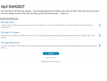 Tablet Screenshot of mp3dut.blogspot.com