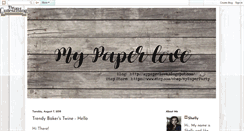 Desktop Screenshot of mypaperlove.blogspot.com