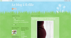 Desktop Screenshot of fi-fille.blogspot.com