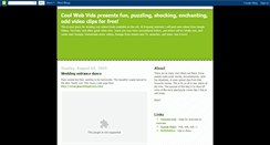 Desktop Screenshot of coolwebvids.blogspot.com