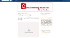 Desktop Screenshot of construindoblogseducativos.blogspot.com