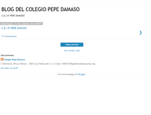 Tablet Screenshot of colegiopepedamaso.blogspot.com