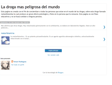 Tablet Screenshot of ladrogamaspeligrosadelmundo.blogspot.com