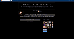 Desktop Screenshot of alergicoalasestupideces.blogspot.com