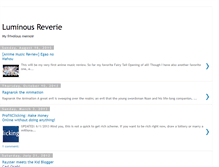 Tablet Screenshot of luminousreverie.blogspot.com