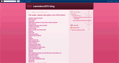 Desktop Screenshot of caenobecxlt13.blogspot.com