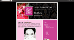 Desktop Screenshot of lanielizabeth.blogspot.com