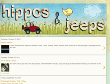 Tablet Screenshot of hipposandjeeps.blogspot.com