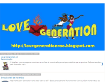 Tablet Screenshot of lovegenerationrao.blogspot.com