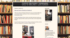 Desktop Screenshot of godssecretlistener.blogspot.com