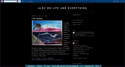 Desktop Screenshot of alexonlifeandeverything.blogspot.com