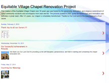 Tablet Screenshot of equitablevillagechapel.blogspot.com