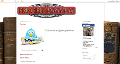 Desktop Screenshot of principle-driven.blogspot.com