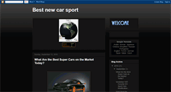 Desktop Screenshot of bestnewcarsports.blogspot.com