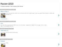 Tablet Screenshot of passion-de-lego.blogspot.com