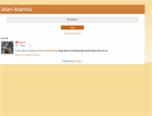 Tablet Screenshot of iklan-iklanmu.blogspot.com