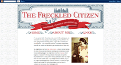 Desktop Screenshot of freckledcitizen-aboutme.blogspot.com