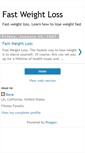 Mobile Screenshot of fast-weight-loss-pro.blogspot.com